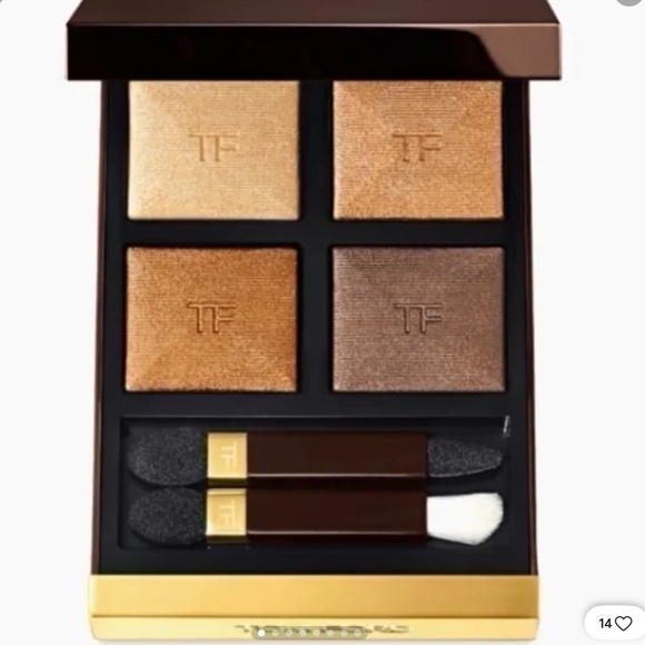 Tom Ford Eye Color Quad Eyeshadow Pallette 04 Suspicion NWT $95R - Picture 9 of 12